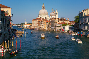 Fototapeta na wymiar Venice view of the Grand Canal.