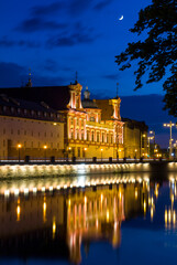 Fototapeta na wymiar Wroclaw by night.