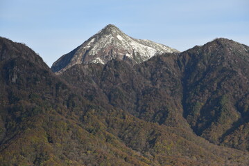 Fototapeta premium 初冬の高妻山（Mt.Takatsuma in early winter) Nikon D750 AF-S NIKKOR 24-120mm f/4G ED VR