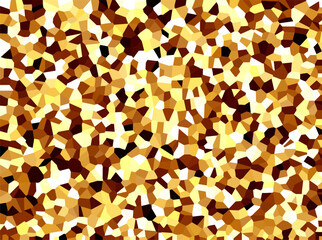 Brown polygonal abstract design template.