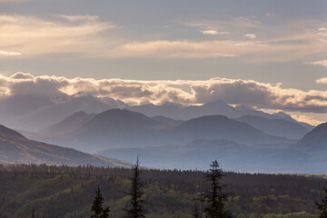 Obraz premium Mountains on Alaska