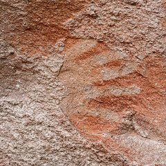 Six finger hand. Cave of Hands, Patagonia Argentina. Ancient rock art.