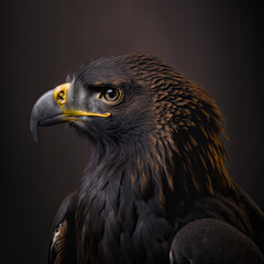 Obraz premium Golden Eagle Portrait