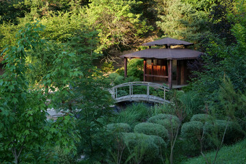 Gazebo for meditation in a beautiful place