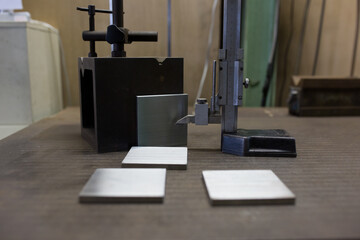 Scribing work with a height gauge
