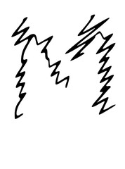 Electrical Zapped Shattered Mono Type Font