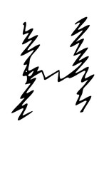 Electrical Zapped Shattered Mono Type Font