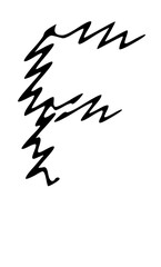 Electrical Zapped Shattered Mono Type Font