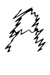 Electrical Zapped Shattered Mono Type Font