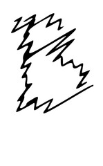 Electrical Zapped Shattered Mono Type Font