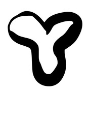 Rough Hand Drawn Fat Rounded Font Type
