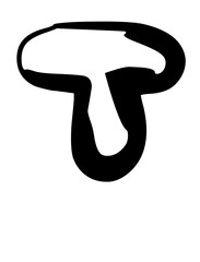 Rough Hand Drawn Fat Rounded Font Type