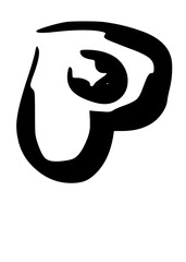 Rough Hand Drawn Fat Rounded Font Type