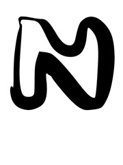 Rough Hand Drawn Fat Rounded Font Type
