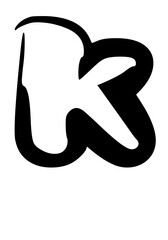 Rough Hand Drawn Fat Rounded Font Type
