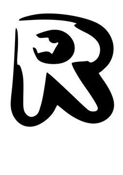Rough Hand Drawn Fat Rounded Font Type