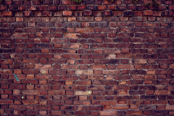 Ściana ceglana, mur