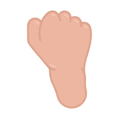 Fototapeta premium Isolated colored hand gesture icon Vector illustration