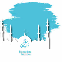 ramadan concept background design.