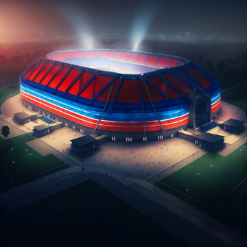 an arena stadium for sports games/music concerts
for promoting an event 