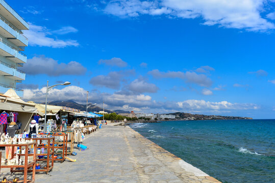 Uferpromenade Ierapetra, Südkreta, Griechenland