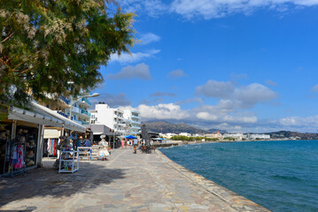 Uferpromenade Ierapetra, Südkreta, Griechenland