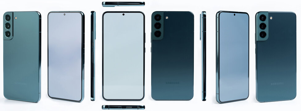 Green Samsung S22 plus smartphone