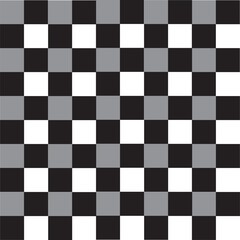  black and white chess cloth