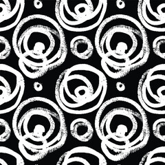 Noisy seamless pattern hand drawn with dry brush