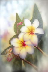 Flor de mayo, Lei flower, Plumeria frangipani, beautiful flower