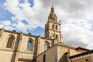 Fototapeta na wymiar Church of Santa Maria de Mediavilla in Medina de Rioseco, province of Valladolid, Castile and Leon, Spain