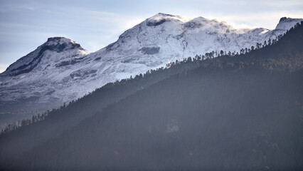 Iztaccihuatl mountain in Mexico