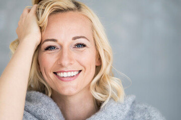 Portrait of beautiful woman