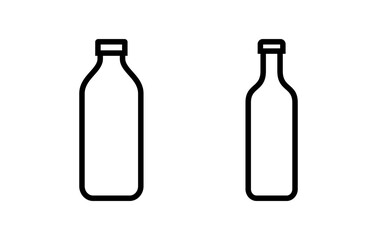 Bottle icon vector illustration. bottle sign and symbol