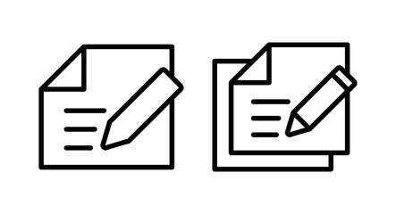 Note icon vector illustration. notepad sign and symbol