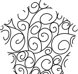 Hand drawn geometric texture