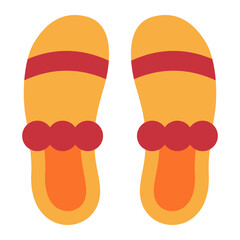 Slippers Flat Icon