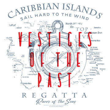 caribbian islands, image design graphic t shirt printing