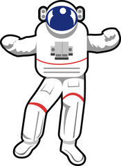 Astronaut png graphic clipart design