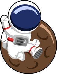 Astronaut png graphic clipart design