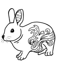 Fototapeta na wymiar Shio Water Rabbit.