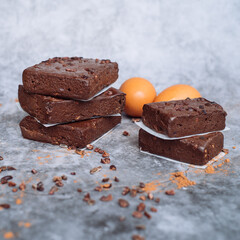 Chocolate brownies fudge 