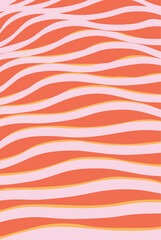 minimalist abstract wave  vector graphic 