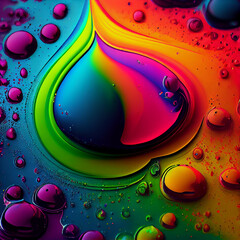 Beautiful, enchanting, colorful abstract paintings