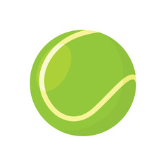 tennis ball icon vector design template simple and modern