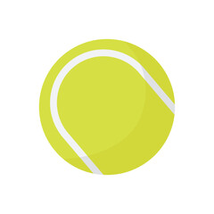 tennis ball icon vector design template simple and modern