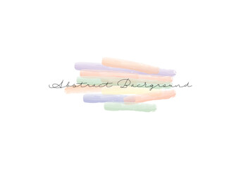 abstract colorful brush watercolor background