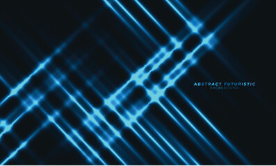 Light effect Background creative of space design and futuristic geometric perspective design. Abstract futuristic and tech background, Abstract art wallpaper. Vector illustration.