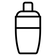 shaker outline icon