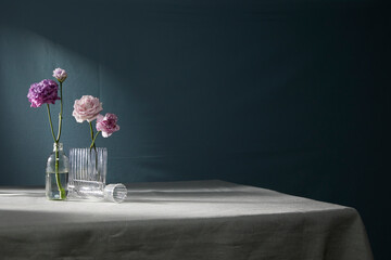 Stylish composition of home garden interior filled a lot of beautiful plants,  air plant in different design pots. Home gardening concept Home jungle. Copy spcae. Template